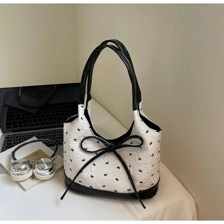 Women's Bow Bag with Embroidered Design — feature 25