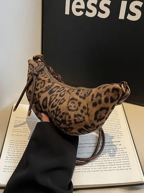 Leopard Print Shoulder Crossbody Bag for Women 2025