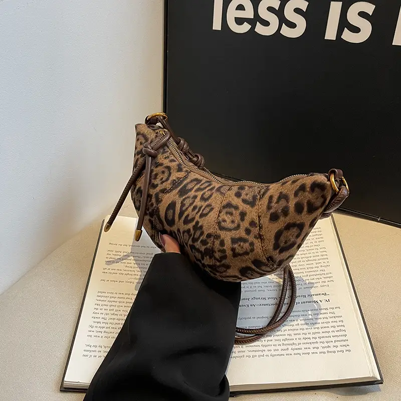 Leopard Print Shoulder Crossbody Bag for Women 2025
