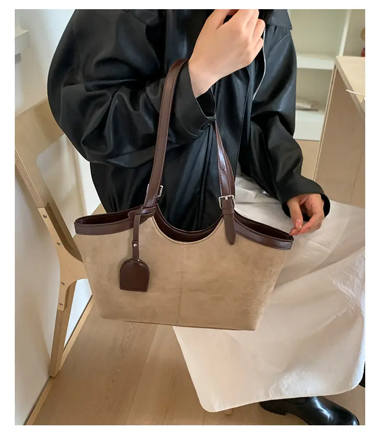 Retro Suede Satchel Bag for Women 2025 — feature 11