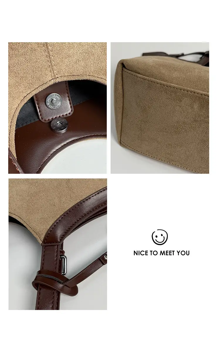 Retro Suede Satchel Bag for Women 2025 — feature 13