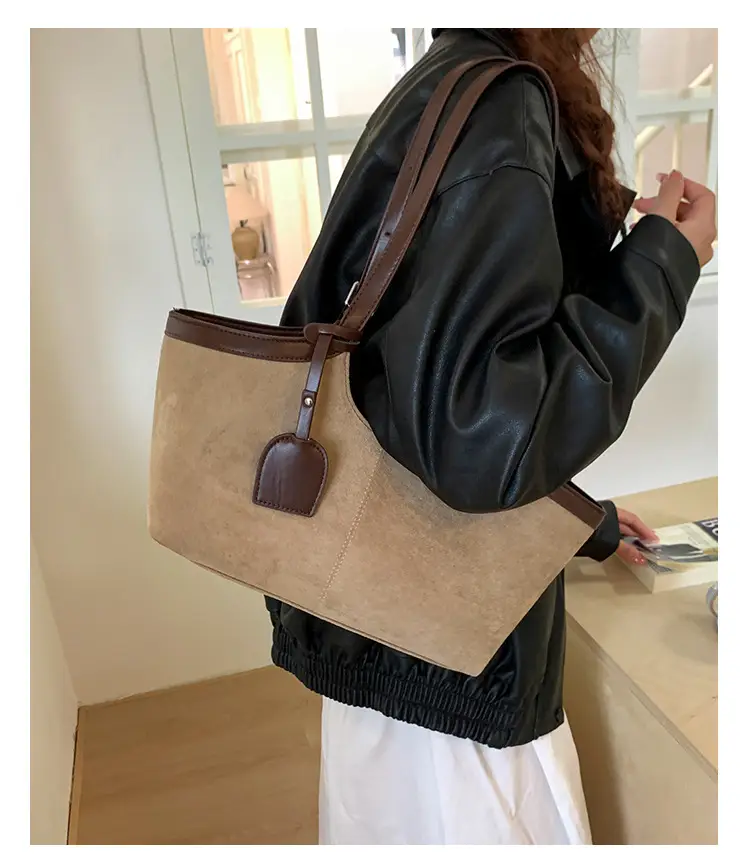 Retro Suede Satchel Bag for Women 2025 — feature 14