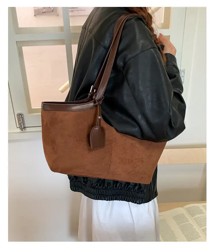 Retro Suede Satchel Bag for Women 2025 — feature 16