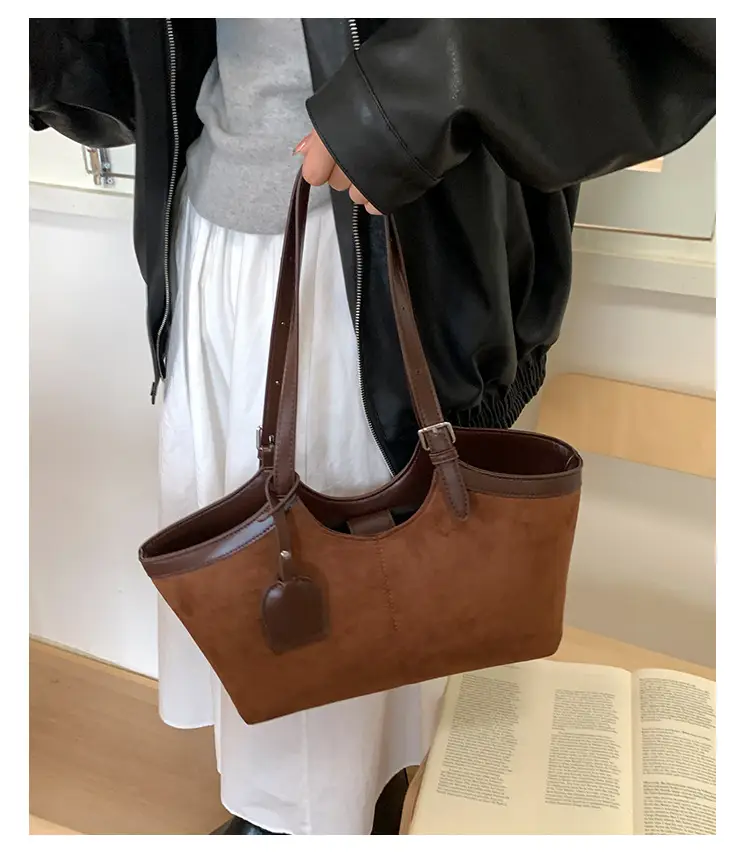 Retro Suede Satchel Bag for Women 2025 — feature 18