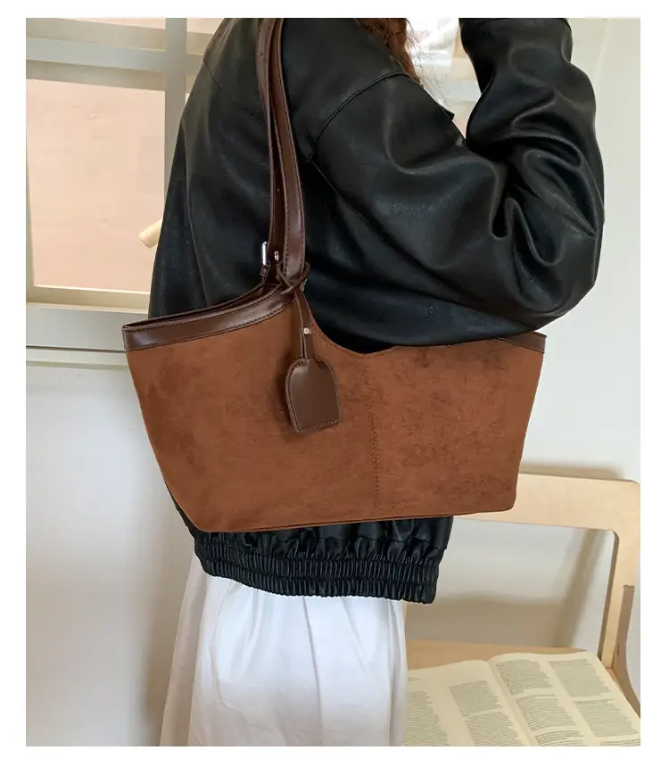Retro Suede Satchel Bag for Women 2025 — feature 19