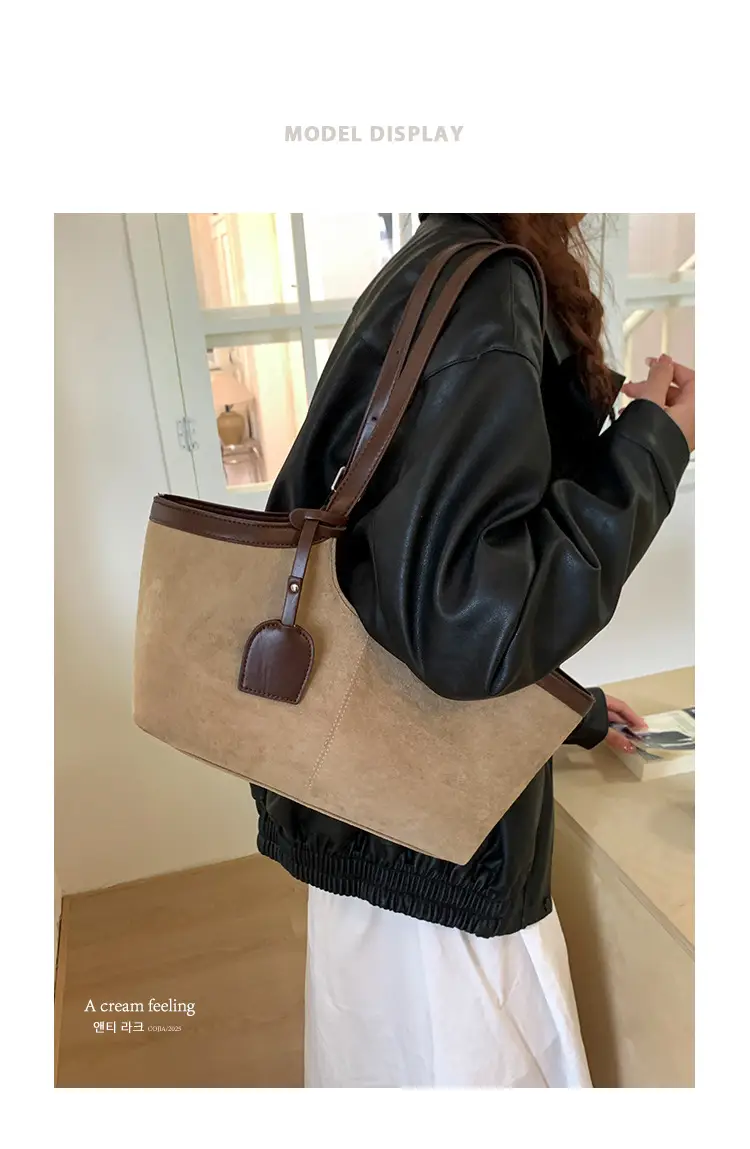 Retro Suede Satchel Bag for Women 2025 — feature 2