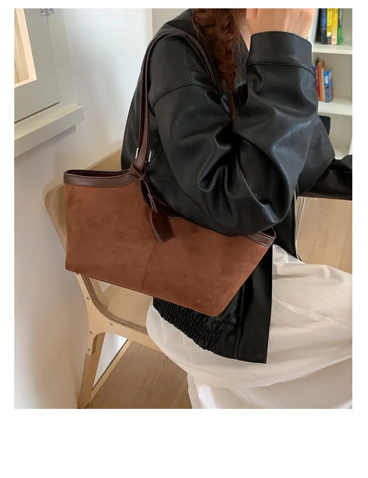 Retro Suede Satchel Bag for Women 2025 — feature 20