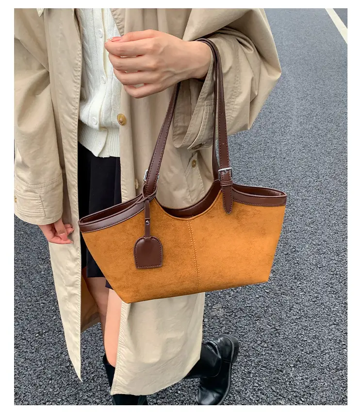 Retro Suede Satchel Bag for Women 2025 — feature 23