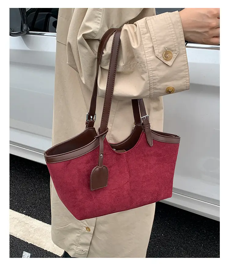 Retro Suede Satchel Bag for Women 2025 — feature 26