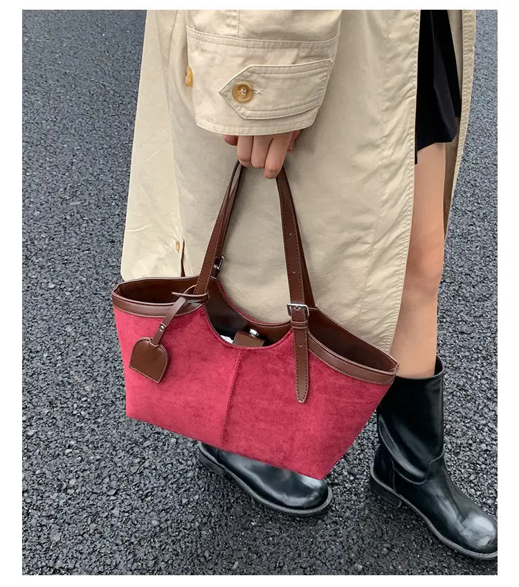 Retro Suede Satchel Bag for Women 2025 — feature 27