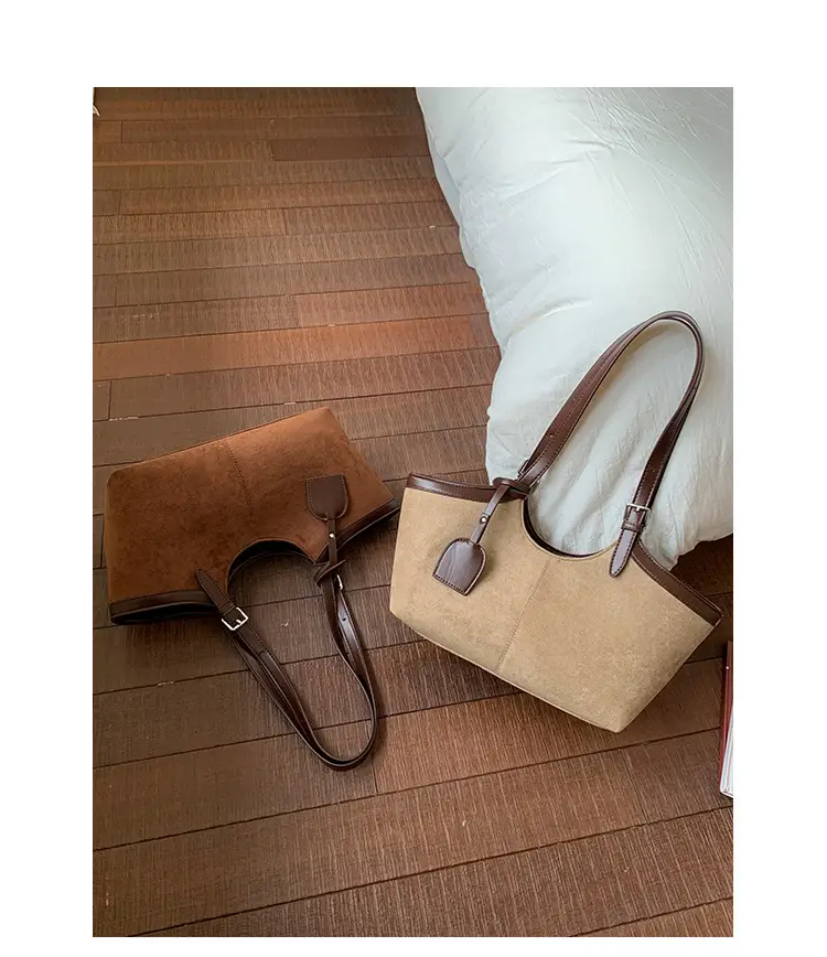 Retro Suede Satchel Bag for Women 2025 — feature 5