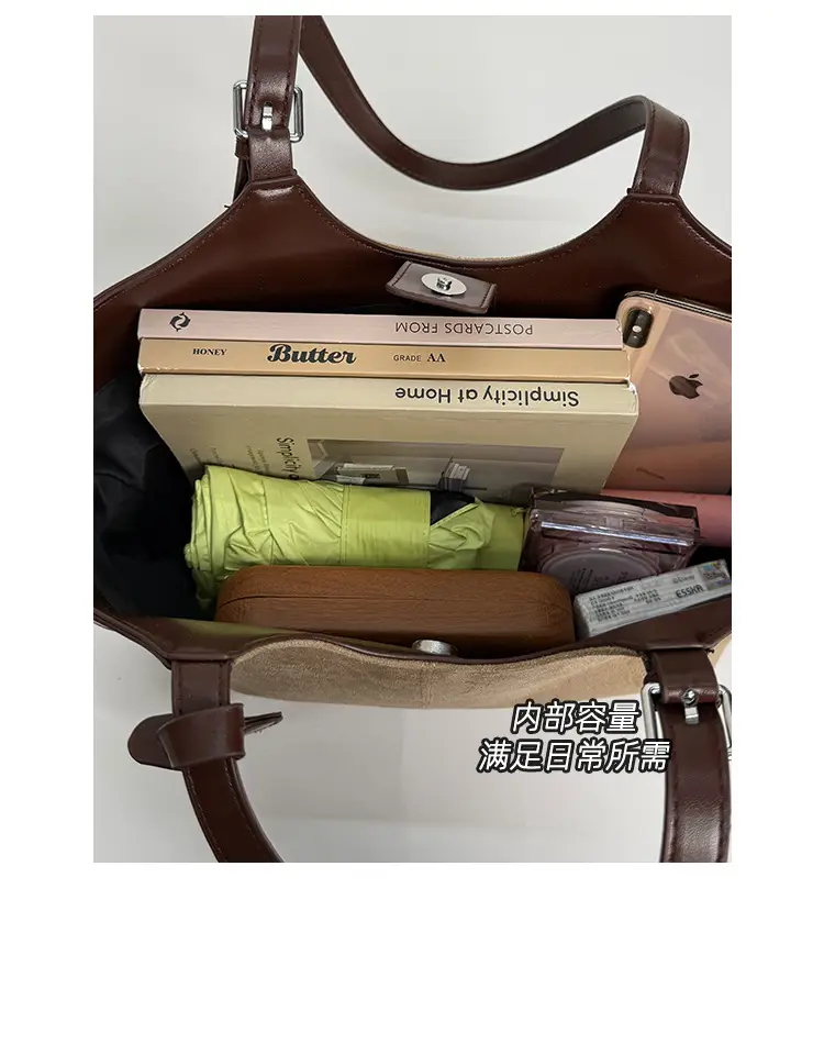 Retro Suede Satchel Bag for Women 2025 — feature 9