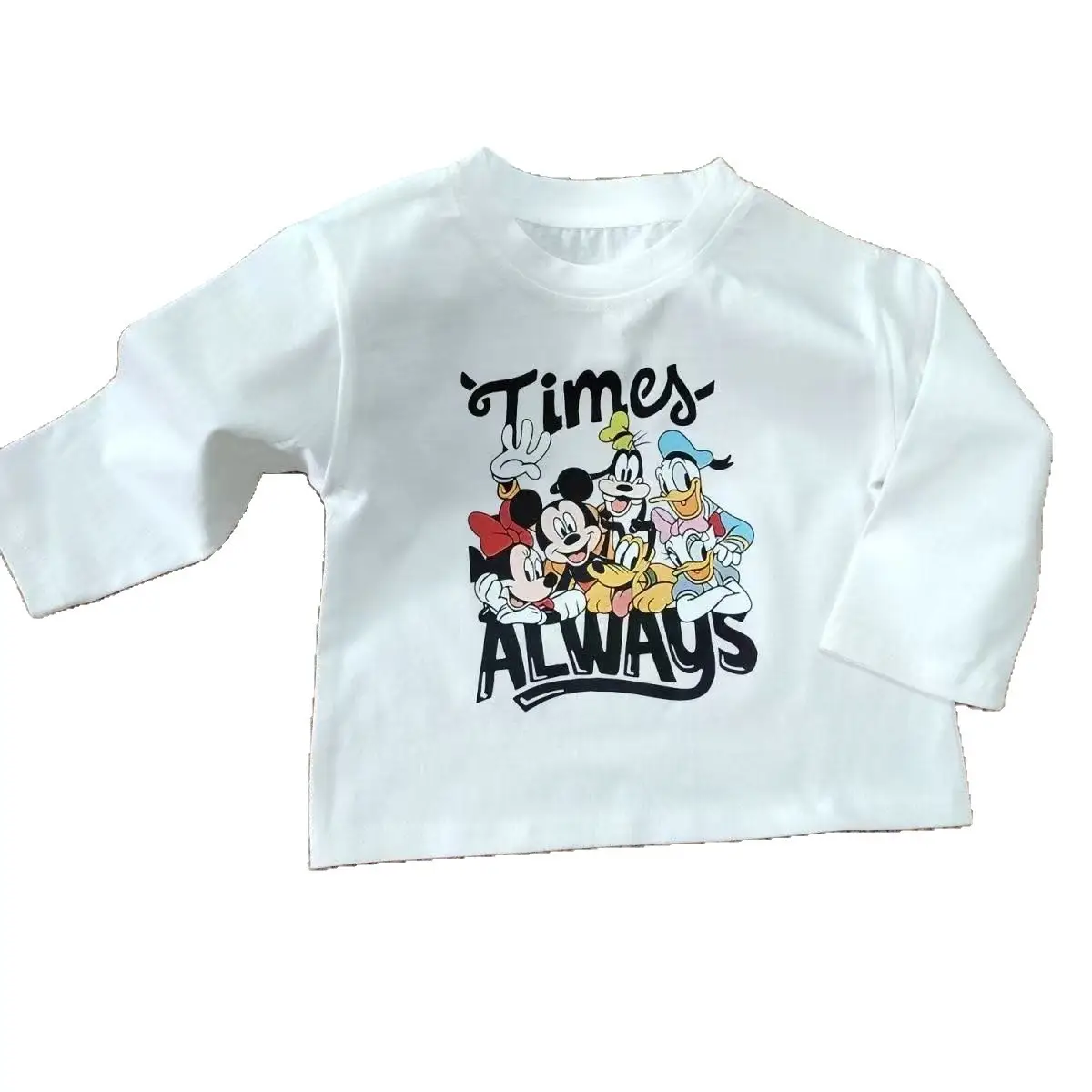 100% Cotton Retro Printed Boys T-Shirt White - Image 9