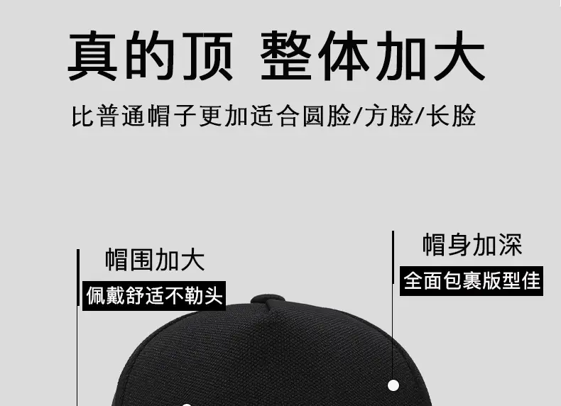 Black Baseball Cap with 5-Pan & Eyelet Shade — feature 3