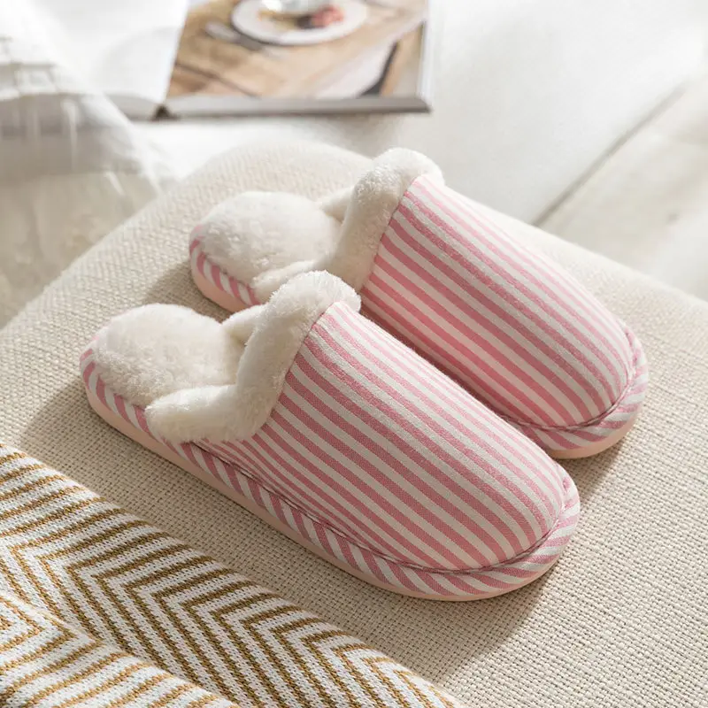Cixi Cotton Slippers for Women in Winter, Spring & Fall, Indoor Home Use, Warm and Non-Slip Home Furnishings, Cixi Winter Plush Men's - Image 5