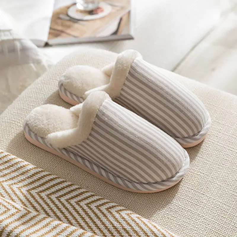 Cixi Cotton Slippers for Women in Winter, Spring & Fall, Indoor Home Use, Warm and Non-Slip Home Furnishings, Cixi Winter Plush Men's - Image 6