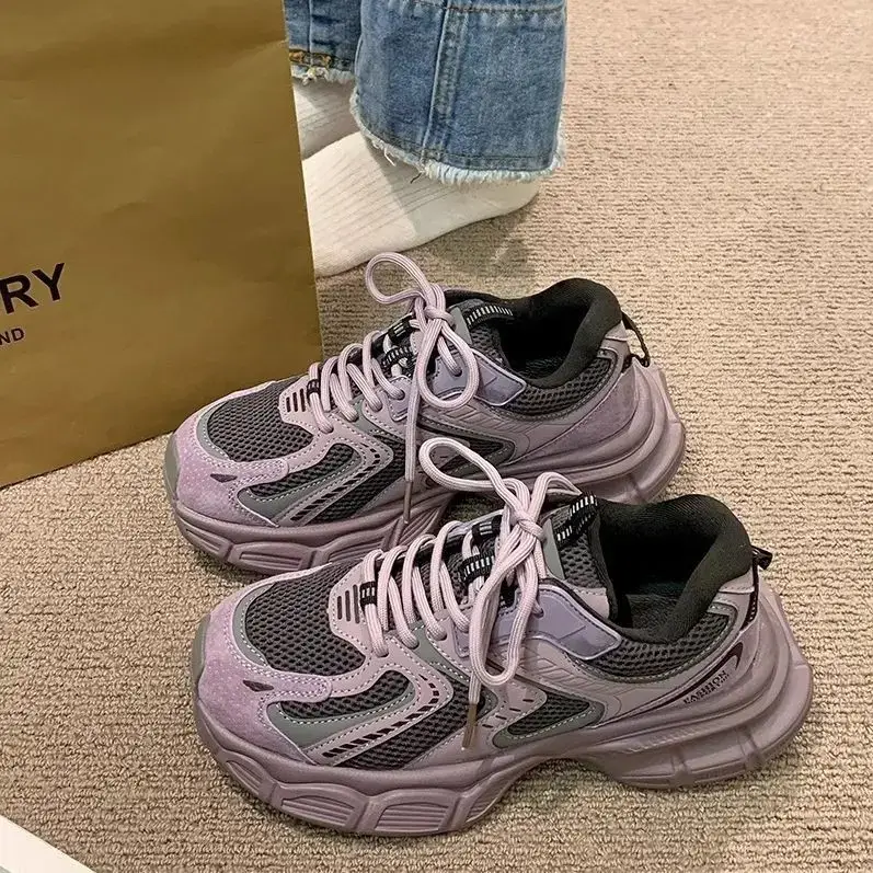 2025 Thick Purple Running Shoes for Women - Image 4