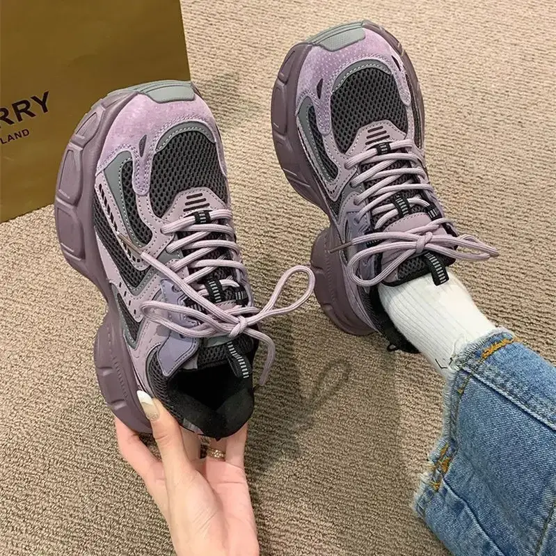 2025 Thick Purple Running Shoes for Women - Image 5