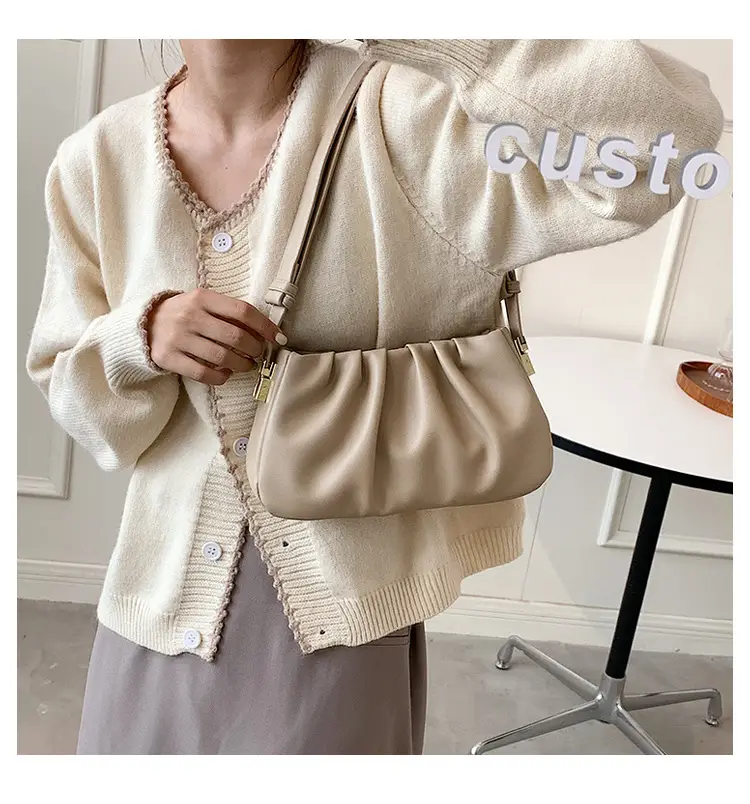 Women's Beige Shoulder Bag with Strap & Crossbody — feature 14