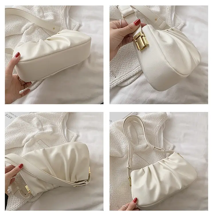 Women's Beige Shoulder Bag with Strap & Crossbody — feature 8