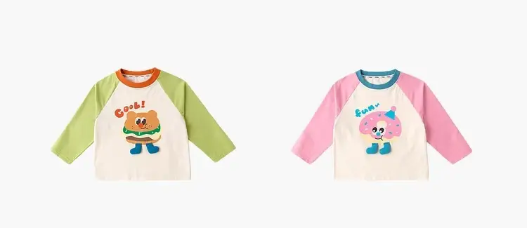 Dudujia Boys Long Sleeve T-Shirt Cream Black Spring Base — feature 42