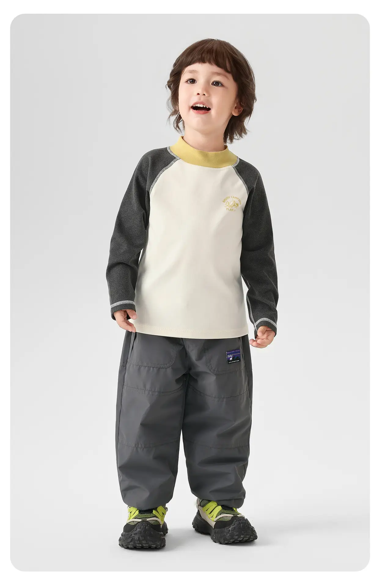 Right European Boys' Blue Base Long Sleeve T-Shirt — feature 18