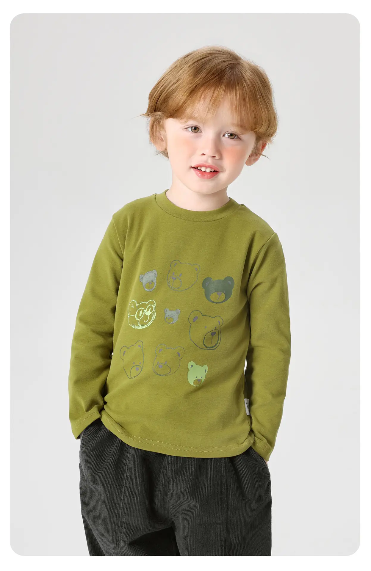 Right European Boys T-Shirt Grey 7A Antibacterial Cotton — feature 18