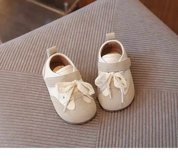 Korean Style Baby Girl Leather Shoes Wear-Resistant Soft Sole — feature 12