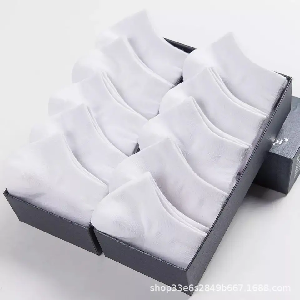 Men's Socks for Spring and Autumn, Sweat-Absorbent and Breathable, Summer Low-Cut Sports Socks, Invisible Short Socks, Trendy Men's Socks