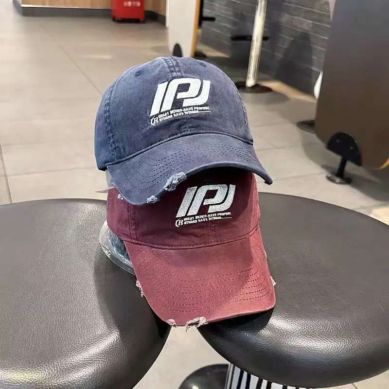 Korean P Letter Cap with Sunshade for Men Women - Image 11