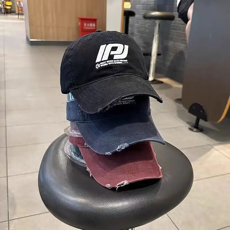 Korean P Letter Cap with Sunshade for Men Women - Image 12