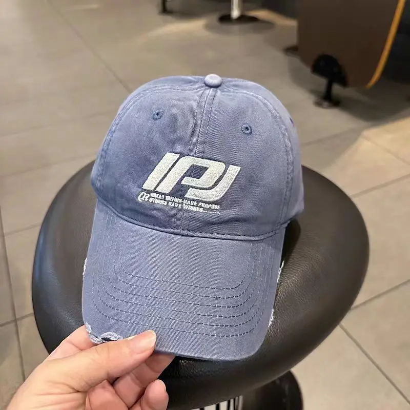 Korean P Letter Cap with Sunshade for Men Women — feature 10