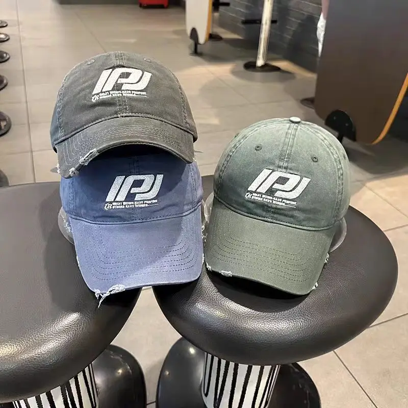 Korean P Letter Cap with Sunshade for Men Women — feature 2