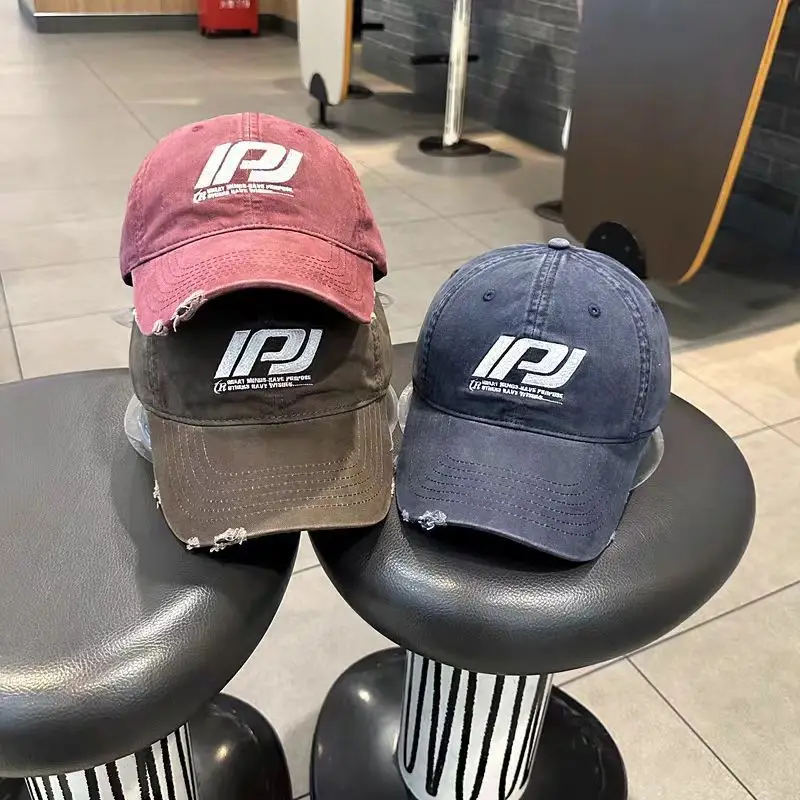 Korean P Letter Cap with Sunshade for Men Women — feature 3