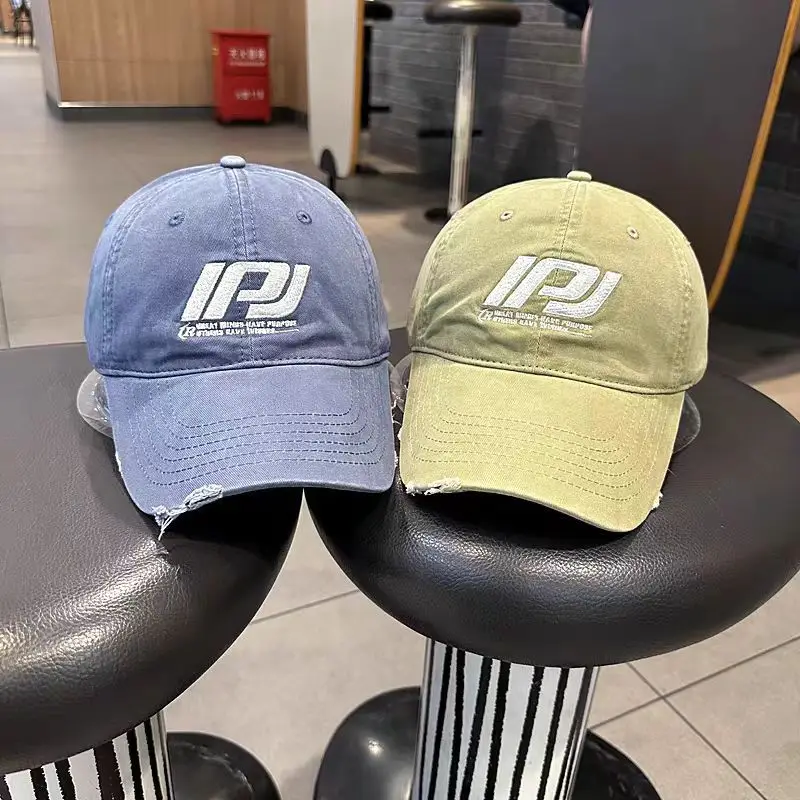 Korean P Letter Cap with Sunshade for Men Women — feature 6
