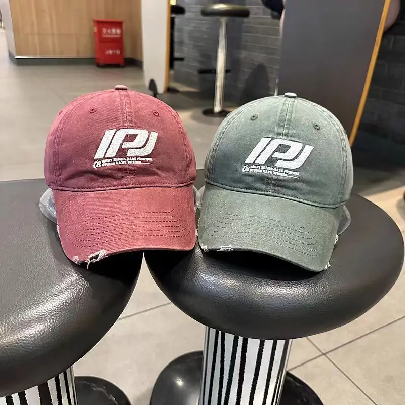 Korean P Letter Cap with Sunshade for Men Women — feature 9