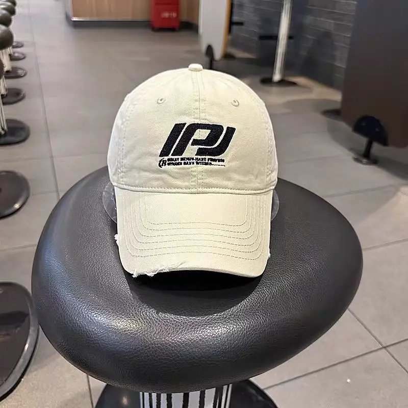 Korean P Letter Cap with Sunshade for Men Women