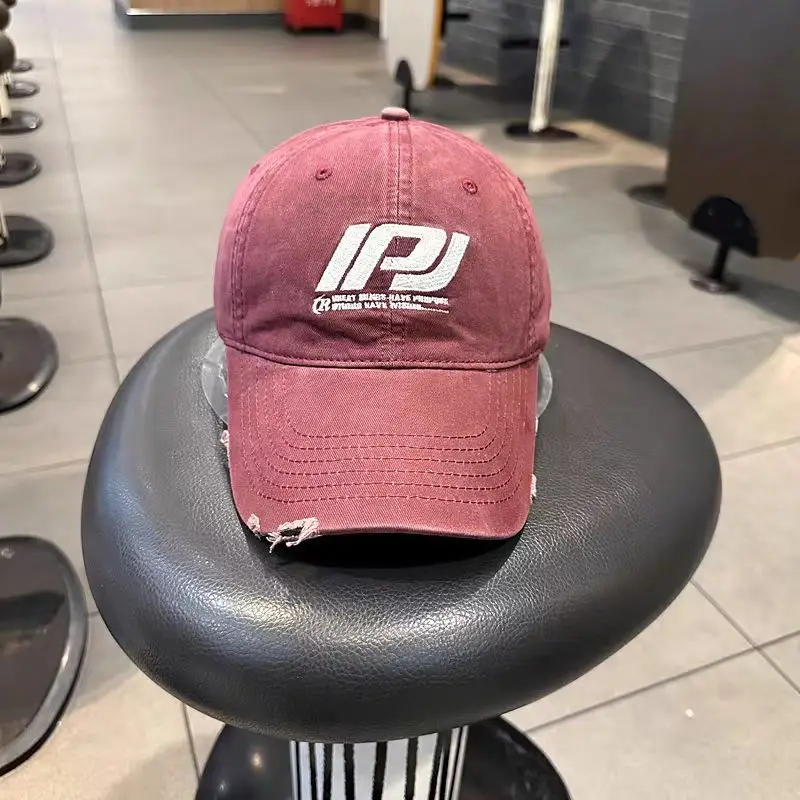 Korean P Letter Cap with Sunshade for Men Women - Image 2