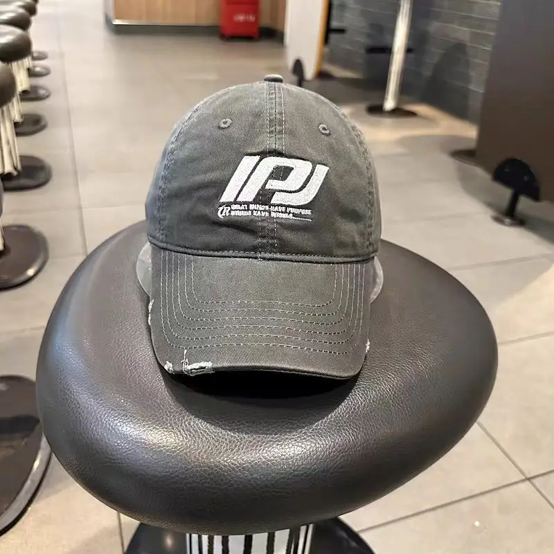 Korean P Letter Cap with Sunshade for Men Women - Image 7