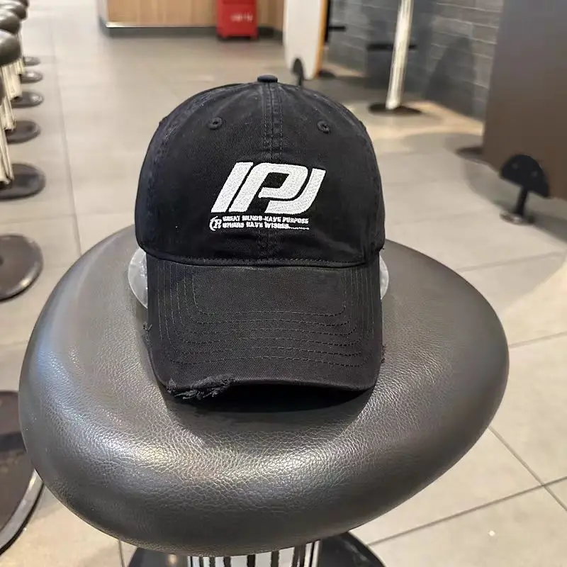 Korean P Letter Cap with Sunshade for Men Women - Image 8