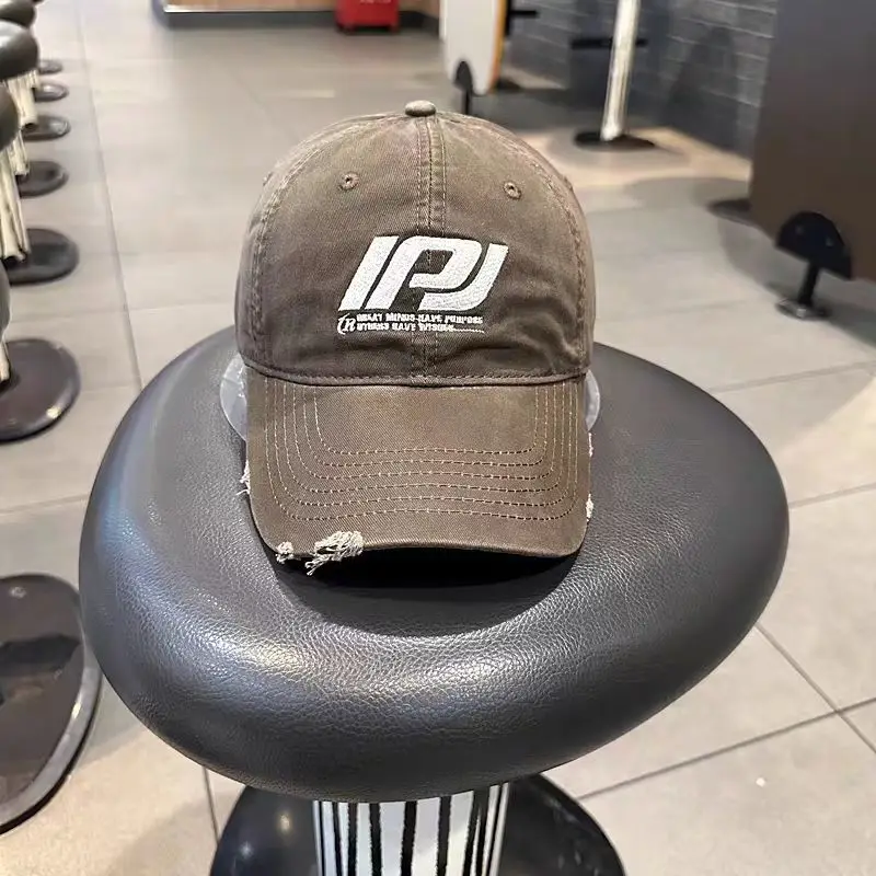 Korean P Letter Cap with Sunshade for Men Women - Image 9