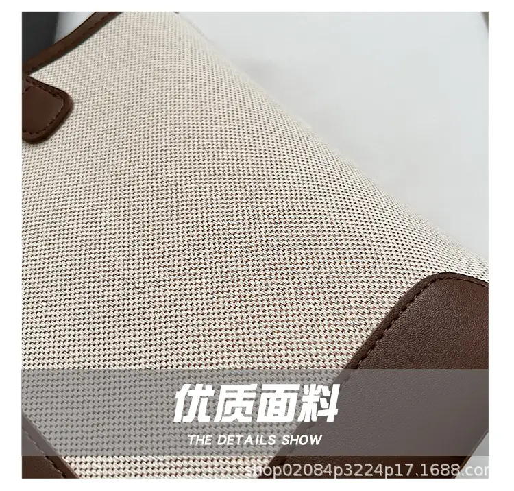 2026 Large Capacity Women's Tote Bag with Gold Plated Handle — feature 19