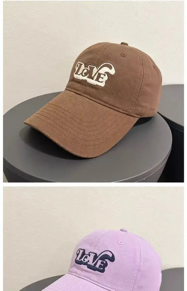 Women Korean Letter Baseball Cap Sunshade Cap Pink White — feature 3