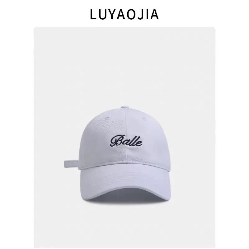 Vintage Embroidered Baseball Cap for Women Blue - Image 5