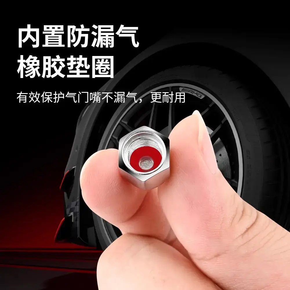 Anti-Theft Metal Tire Valve Caps for Car Use - Image 143