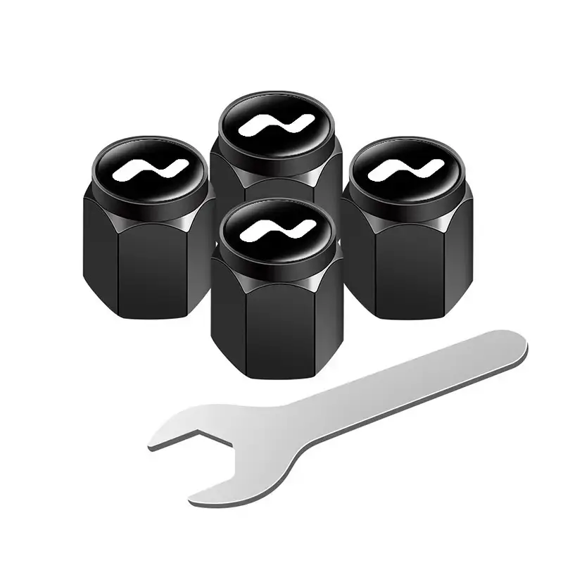 Anti-Theft Metal Tire Valve Caps for Car Use - Image 145