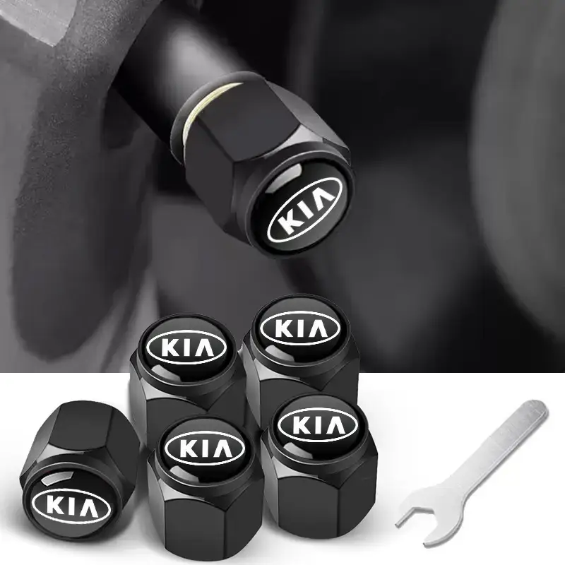 Anti-Theft Metal Tire Valve Caps for Car Use - Image 102