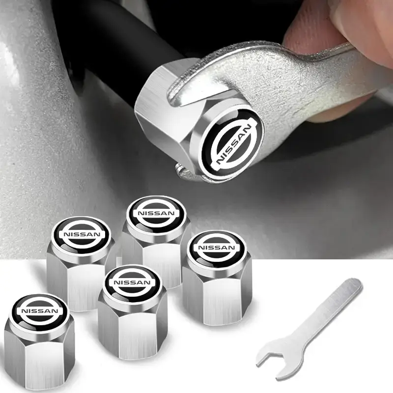 Anti-Theft Metal Tire Valve Caps for Car Use - Image 103