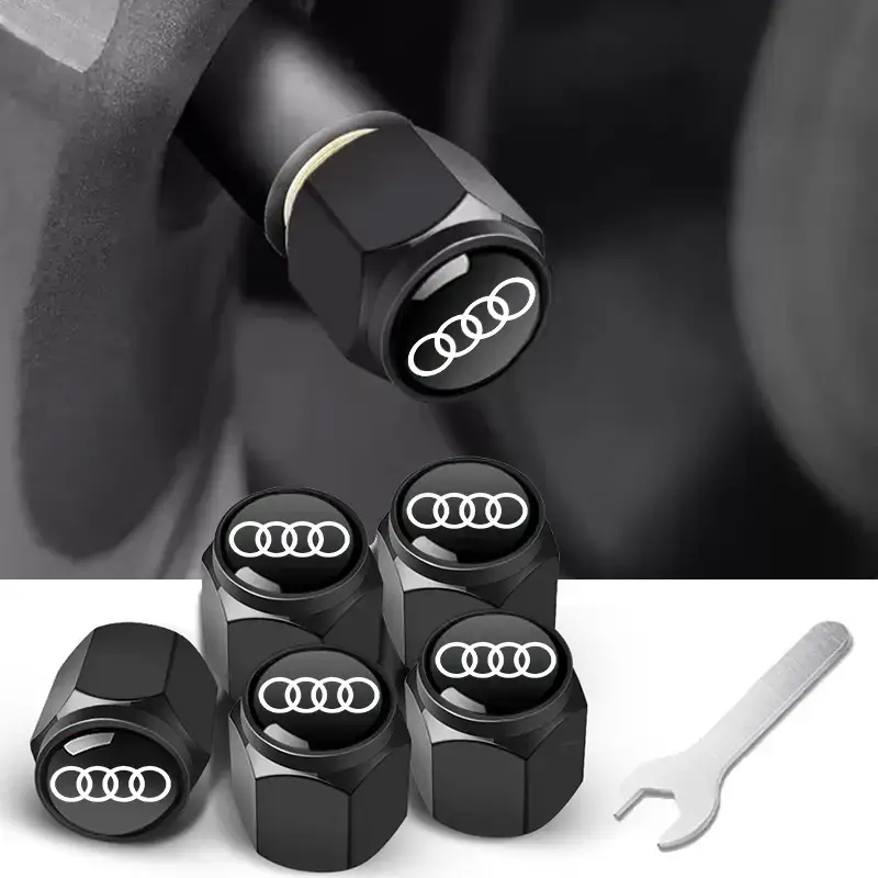 Anti-Theft Metal Tire Valve Caps for Car Use - Image 8