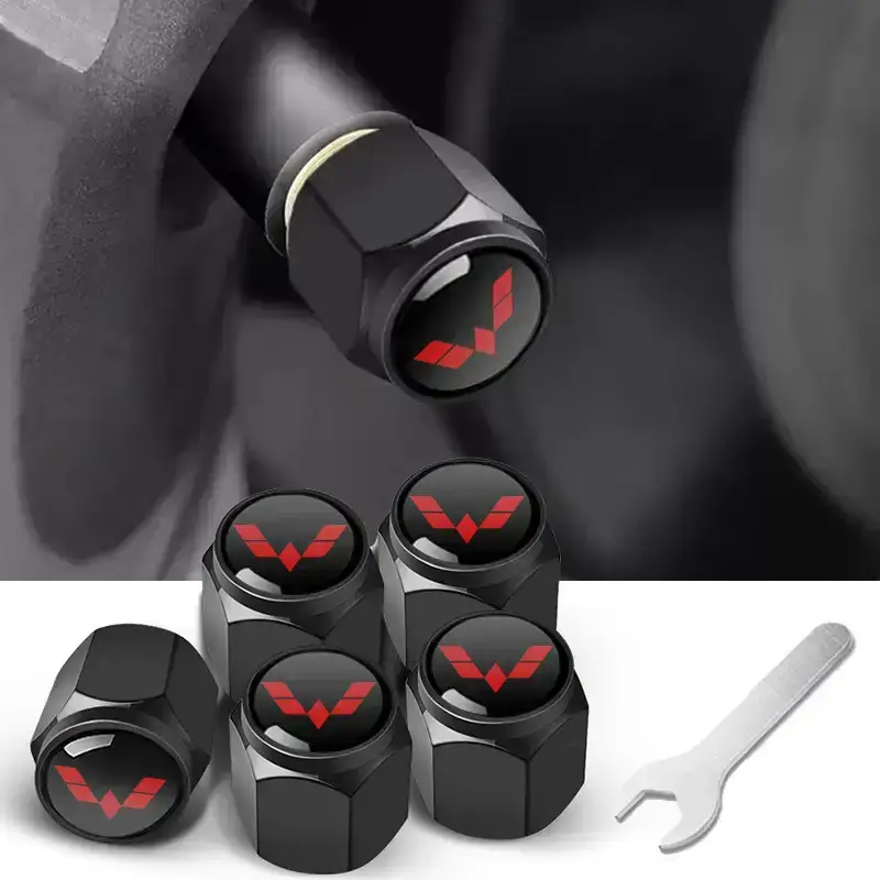 Anti-Theft Metal Tire Valve Caps for Car Use - Image 126